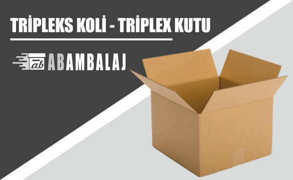 Tripleks koli 3 adet ondüle mukavvanın birleştirlmesi ile oluşan koli çeşididir.